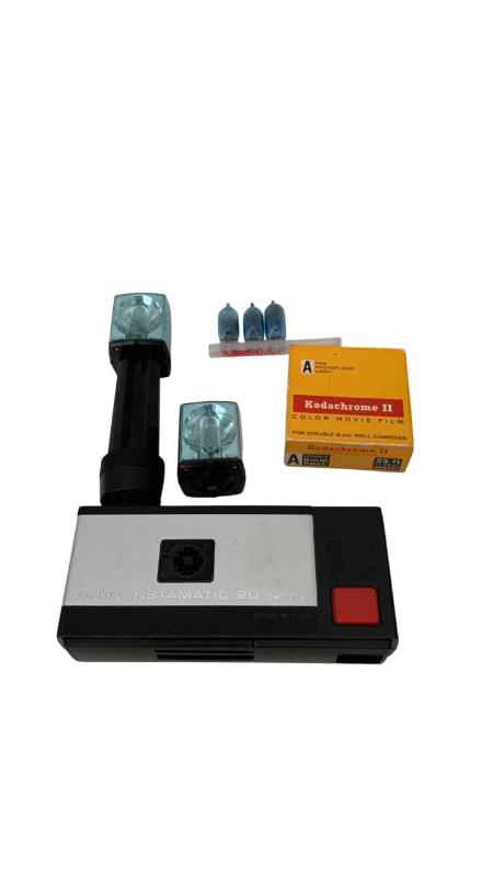 Photo 1 of VINTAGE POCKET INSTAMATIC 20 CAMERA WITH FILM AND FLASH