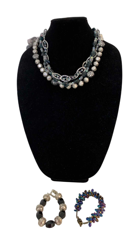 Photo 1 of FASHION JEWELRY 2-NECKLACES AND 2-BRACELETS