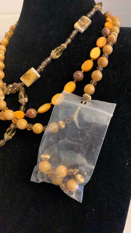 Photo 1 of FASHION JEWELRY 3-NECKLACES, 2-EARRINGS AND 1 BRACELET