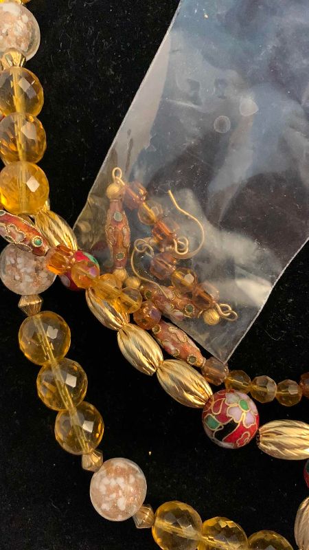 Photo 1 of FASHION JEWELRY 3-NECKLACES, 2-EARRINGS AND 1-BRACELET