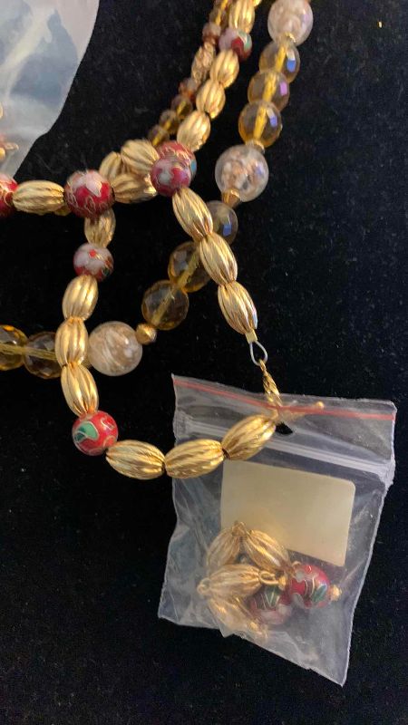 Photo 1 of FASHION JEWELRY 3-NECKLACES, 2-EARRINGS AND 1-BRACELET