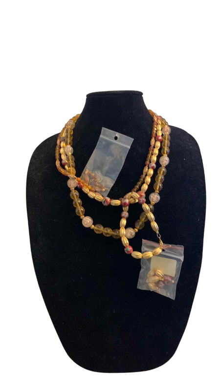 Photo 1 of FASHION JEWELRY 3-NECKLACES, 2-EARRINGS AND 1-BRACELET