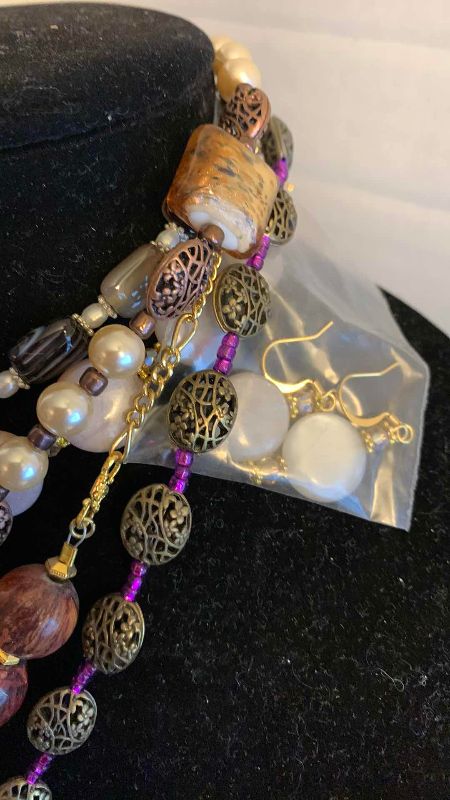 Photo 1 of FASHION JEWELRY 5-NECKLACES AND 2-BRACELETS