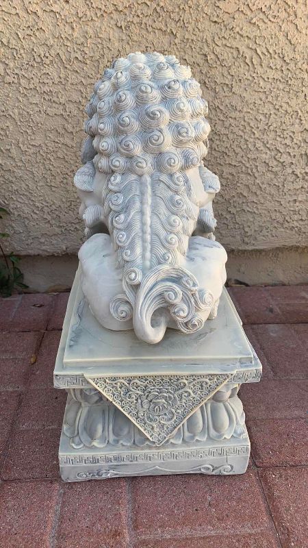 Photo 1 of STONE FOO DOG 17” TALL