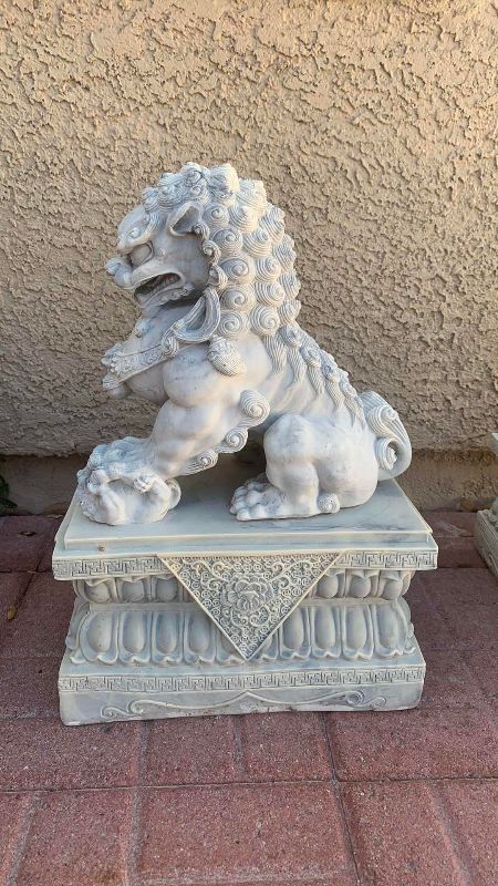 Photo 1 of STONE FOO DOG 17” TALL