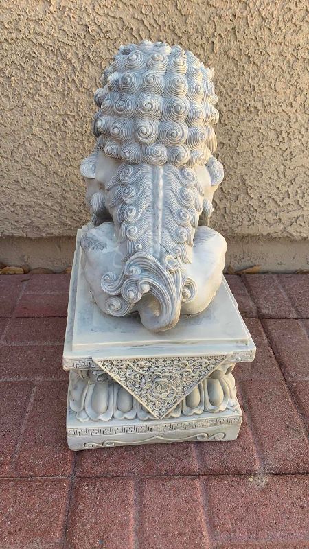 Photo 1 of STONE FOO DOG 17” TALL