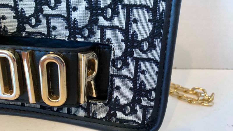 Photo 1 of FAUX DIOR OBLIQUE FLAP BAG 