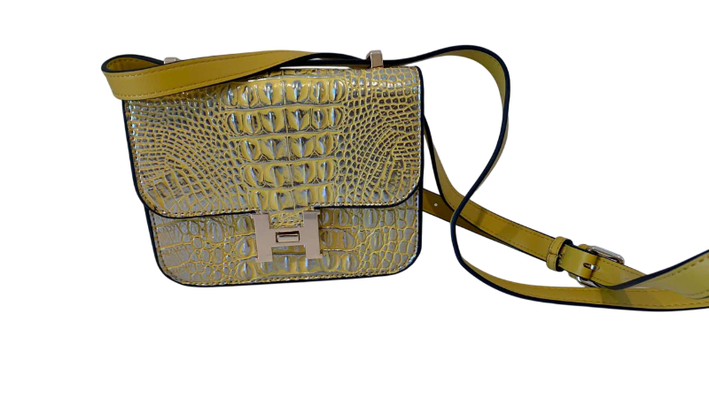 Photo 1 of FAUX HERMES CROCODILE SHOULDER BAG