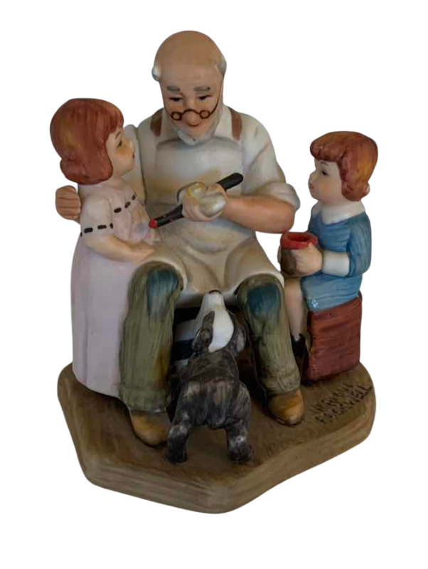 Photo 1 of VINTAGE “THE TOYMAKER” BY NORMAN ROCKWELL INTERNATIONAL COLLECTION FINDERS