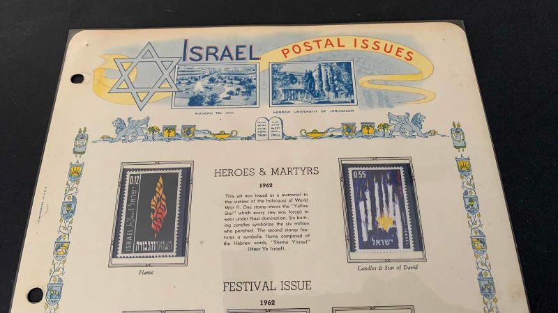 Photo 1 of VINTAGE 1962 ISRAEL POSTAL ISSUES