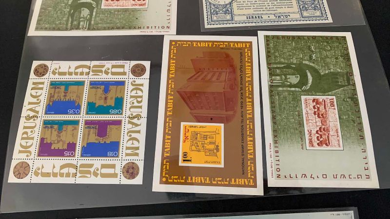 Photo 1 of ISRAEL COMMEMORATIVE STAMPS