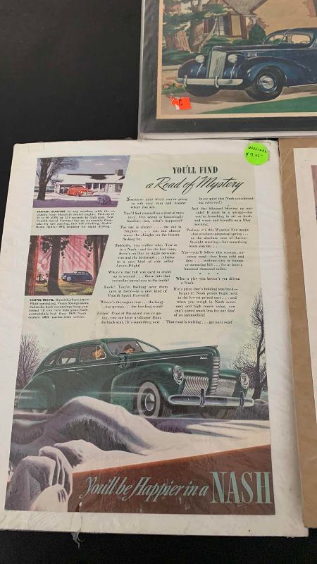 Photo 1 of 3-VINTAGE ADVERTISEMENTS