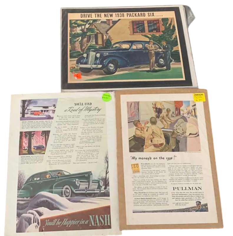 Photo 1 of 3-VINTAGE ADVERTISEMENTS