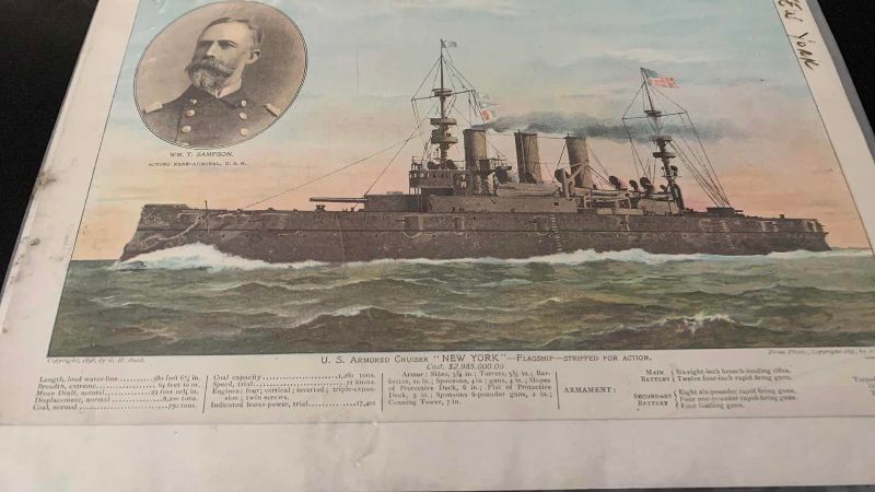 Photo 1 of ANTIQUE ORIGINAL PRINT 1800’S “THE NEW YORK”