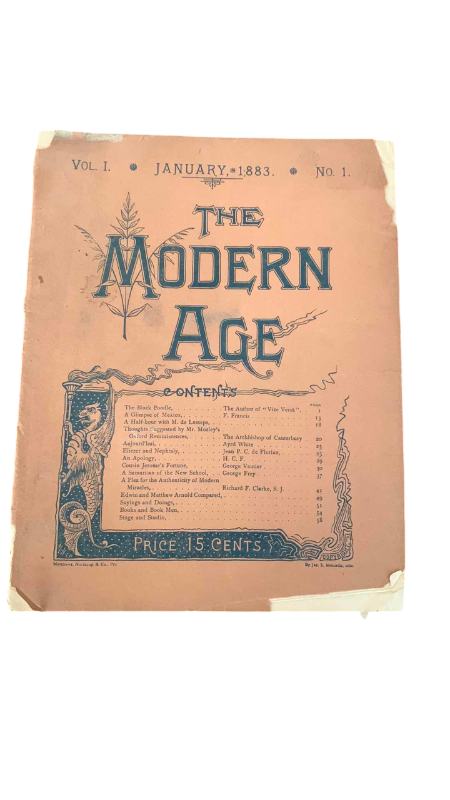 Photo 1 of ANTIQUE 1883  “THE MODERN AGE” MAGAZINE