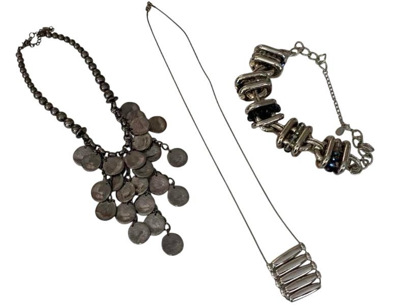 Photo 1 of 3-WOMENS METAL NECKLACES