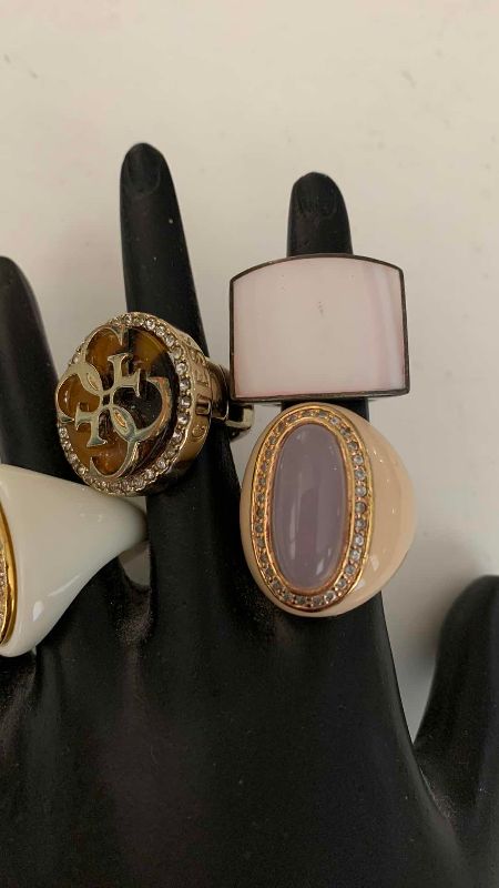 Photo 1 of 4-LADIES RETRO COCKTAIL RINGS
