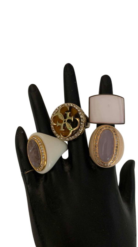 Photo 1 of 4-LADIES RETRO COCKTAIL RINGS