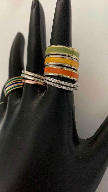 Photo 1 of LADIES BANDED RINGS