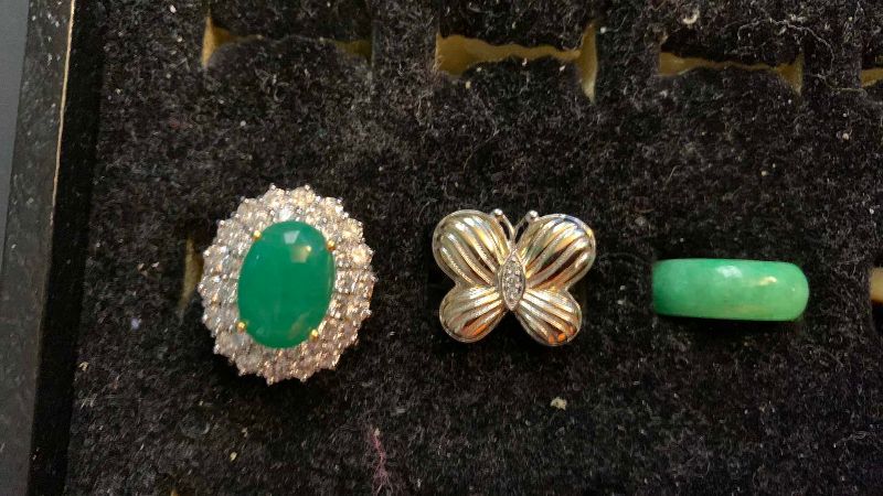 Photo 1 of 5-COSTUME JEWELRY RINGS