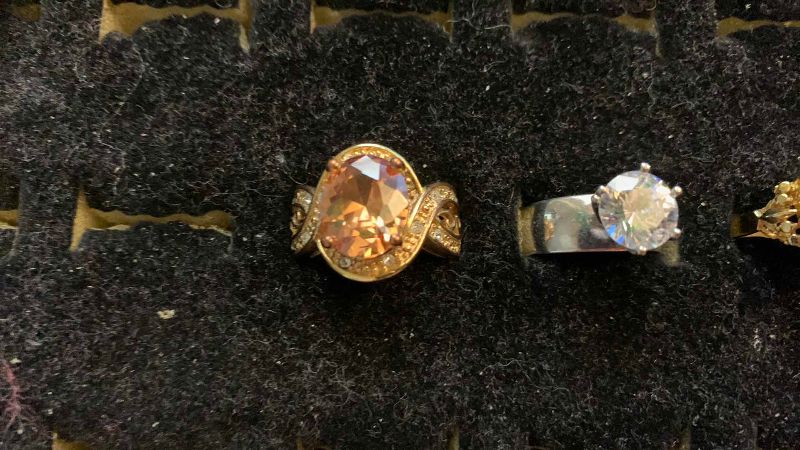 Photo 1 of 3-COSTUME JEWELRY RINGS