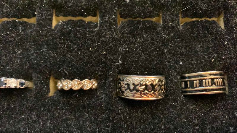Photo 1 of 4-COSTUME JEWELRY RINGS