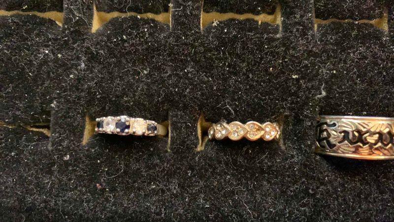 Photo 1 of 4-COSTUME JEWELRY RINGS