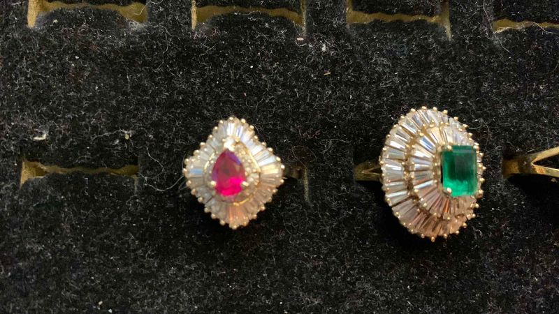 Photo 1 of 3-COSTUME JEWELRY RINGS
