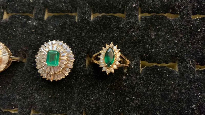 Photo 1 of 3-COSTUME JEWELRY RINGS