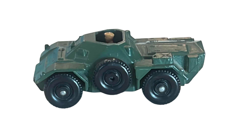 Photo 1 of VINTAGE MATCHBOX SERIES NO. 61 FERRET SCOUT CAR GREEN MADE IN ENGLAND