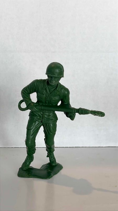 Photo 1 of VINTAGE MARX TANK TOY WWII UNITED STATES SOLDIER
