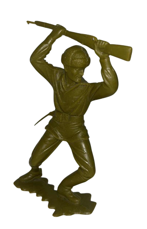Photo 1 of VINTAGE MARX TANK TOY 1960 WWII RUSSIAN SOVIET RED ARMY SOLIDER