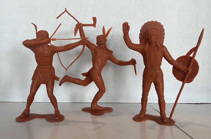 Photo 1 of VINTAGE MARX TANK TOY 1964 NATIVE AMERICAN INDIANS