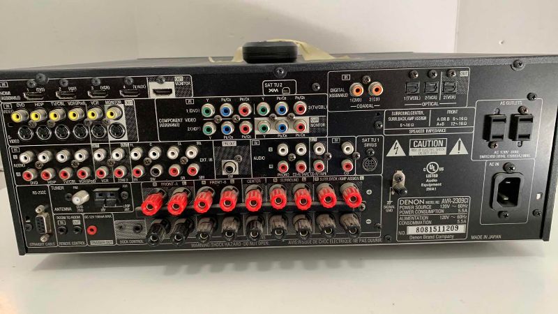 Photo 1 of DENON MULTI-ZONE AV SURROUND RECEIVER AVR-2309CI