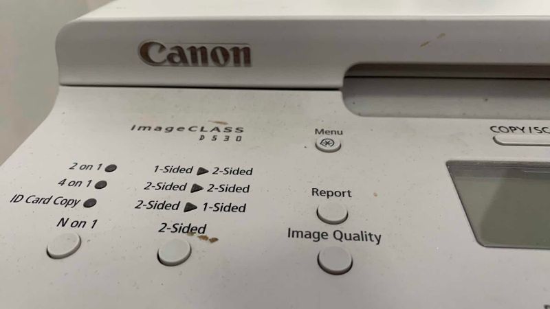 Photo 1 of CANON IMAGECLASS D530 PRINTER