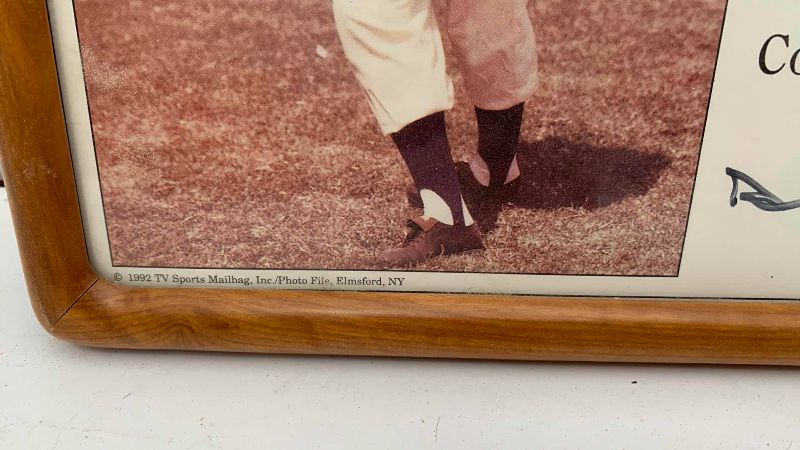 Photo 1 of MLB BASEBALL DODGERS EDWIN DONALD DUKE SNIDER AUTOGRAPHED PLAQUE