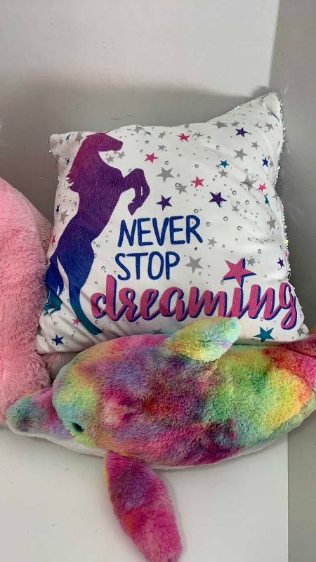 Photo 1 of STUFFED ANIMALS AND PILLOWS