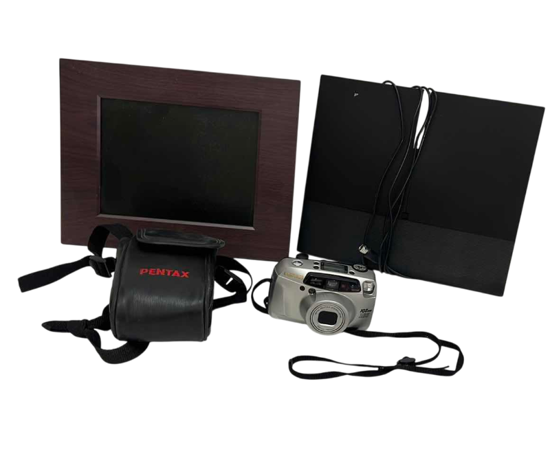 Photo 1 of DIGITAL PHOTO FRAME & TV ANTENNA PENTAX CAMERA