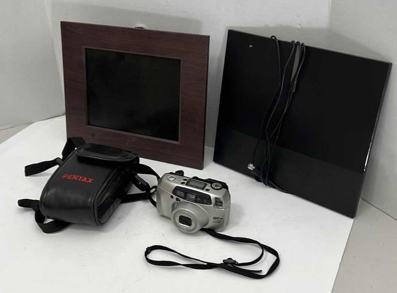 Photo 1 of DIGITAL PHOTO FRAME & TV ANTENNA PENTAX CAMERA
