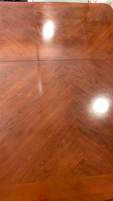 Photo 1 of VINTAGE DINING TABLE WITH LEAF 60” X 42” H 30”
