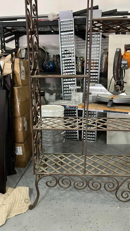 Photo 1 of METAL OUTDOOR SHELVES 65" X 13" H 83"