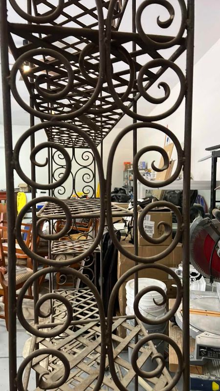 Photo 1 of METAL OUTDOOR SHELVES 65" X 13" H 83"