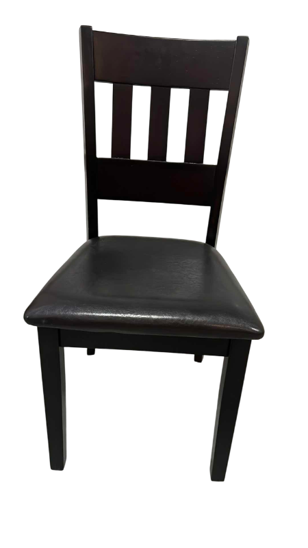Photo 1 of WOOD VINYL DINING CHAIR