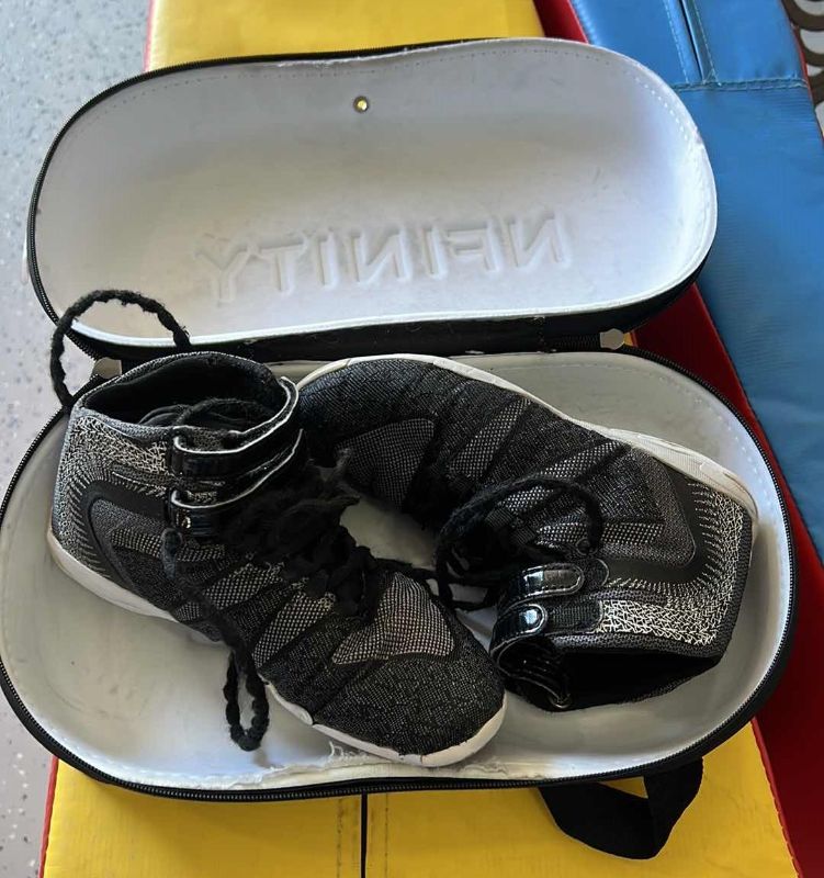 Photo 1 of GYMNASTIC FOLDED MAT & CHEER SHOES