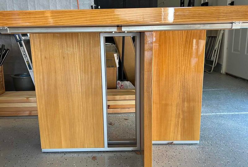 Photo 1 of ELLO DINING TABLE ALUMINUM & WOOD