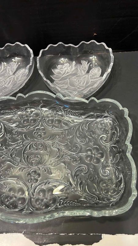 Photo 1 of CRYSTAL CANDY DISHES