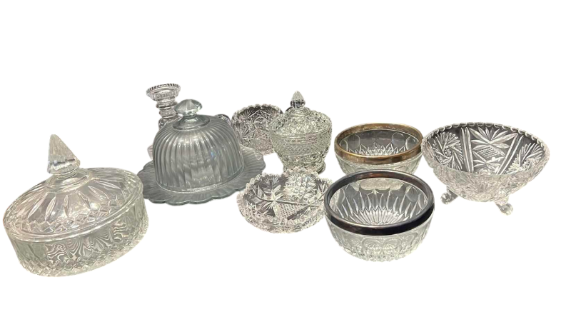 Photo 1 of VINTAGE CRYSTAL ITEMS