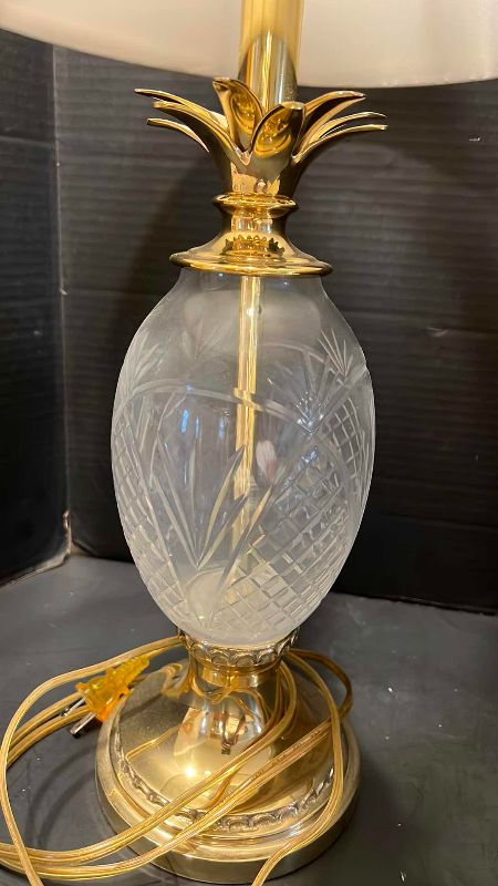 Photo 1 of CRYSTAL PINEAPPLE LAMP