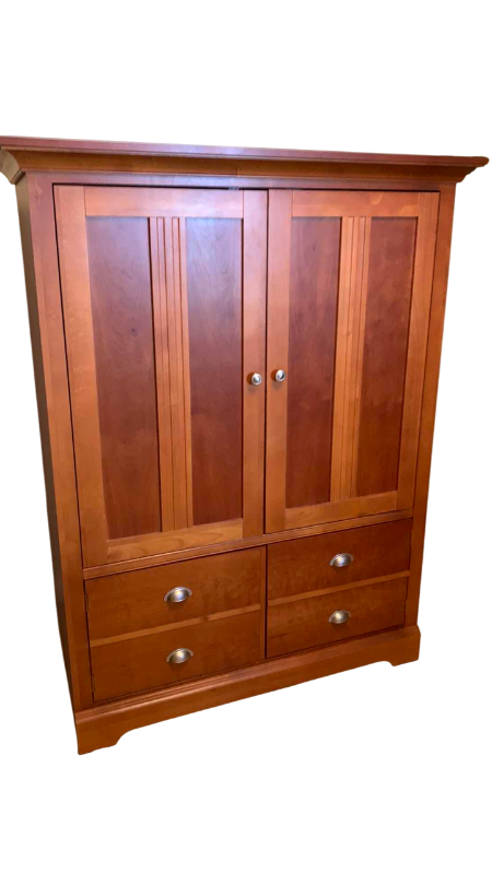 Photo 1 of WOODEN TELEVISION CABINET 48 X 25” H 62”