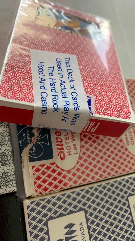 Photo 1 of VINTAGE LAS VEGAS CASINO PLAYING CARDS
